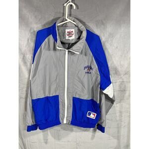 Vintage Felco MLB Los Angeles Dodgers windbreaker Jacket Size XL Blue